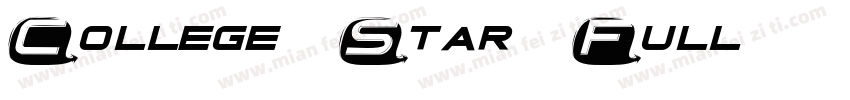 College Star Full字体转换